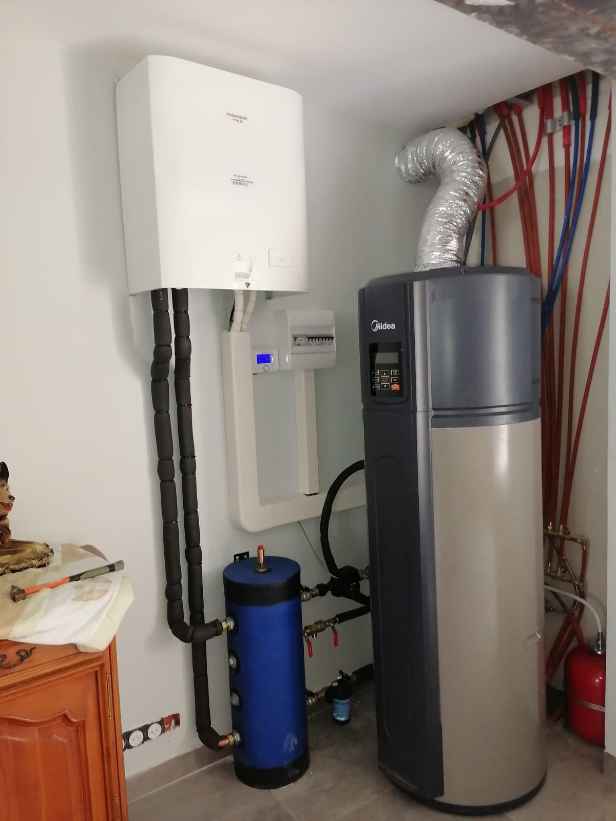 Installation de ballon solaire